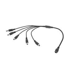 Kabel 1 x Gn.DC 2,1/5,5-5x wtyk DC 2,1/5,5 LX3322