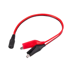 Kabel 1 x Gn.DC 2,1/5,5-krokodylki 25cm