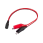 Kabel 1 x Gn.DC 2,1/5,5-krokodylki 25cm