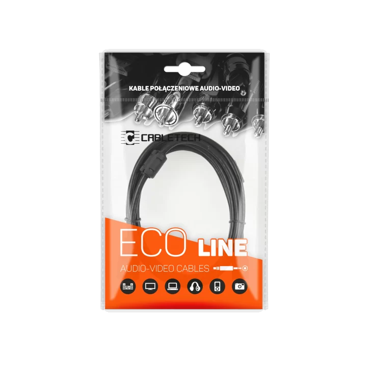 Kabel 1RCA-1RCA 0.5m Cabletech Eco-Line