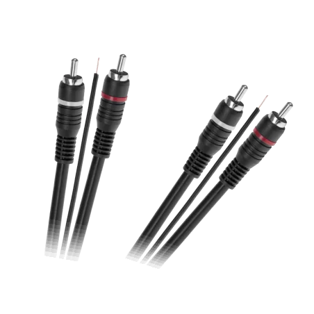 Kabel 2 x RCA - 2 x RCA z żyłą sterującą