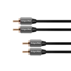 Kabel 2RCA-2RCA 0.5m Kruger&Matz