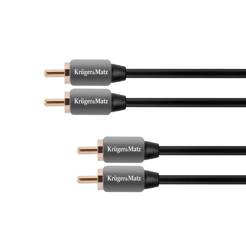 Kabel 2RCA-2RCA 0.5m Kruger&Matz