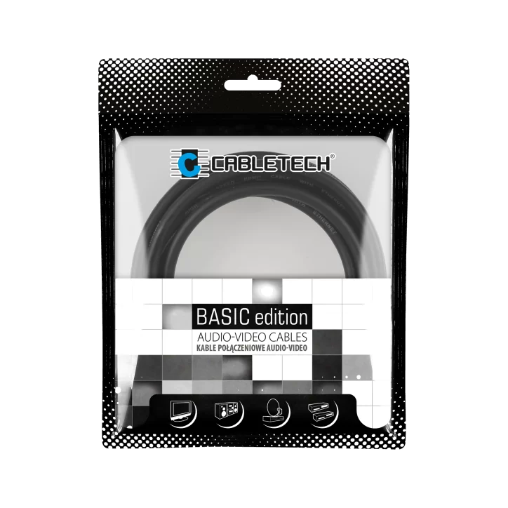 Kabel 2RCA-2RCA 1.8m audio Cabletech Basic Edition