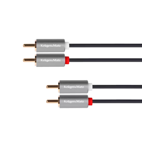 Kabel 2RCA-2RCA 3m Kruger&Matz Basic