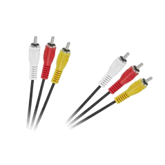 Kabel 3 x RCA - 3 x RCA 1,5m