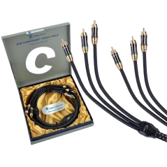 Kabel 3RCA-3RCA Component 1.8m Cabletech Platinum Edition