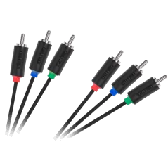 Kabel 3RCA-3RCA Component 1.8m Cabletech standard