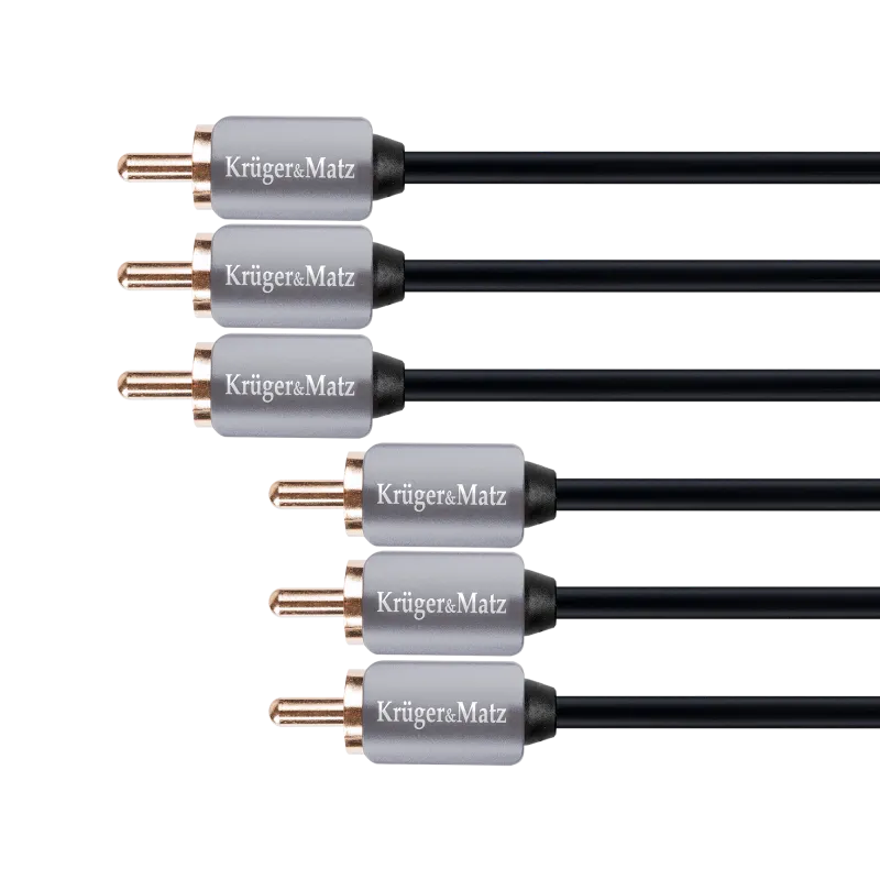 Kabel 3RCA-3RCA component 3.0m Kruger&Matz Kabel 3RCA-3RCA component 3.0m Kruger&Matz