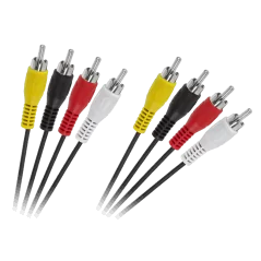 Kabel 4 x RCA - 4 x RCA 1.8m