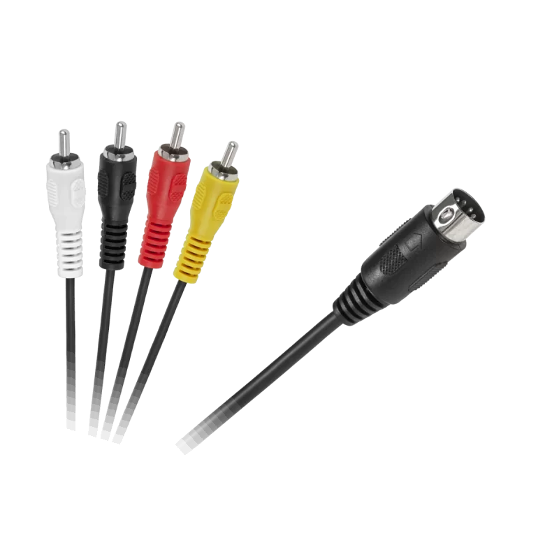 Kabel DIN-4 x RCA 1,8m