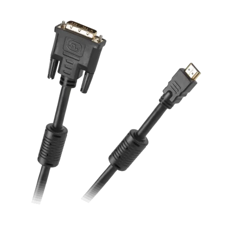 Kabel DVI-HDMI 10m GOLD v1.3b