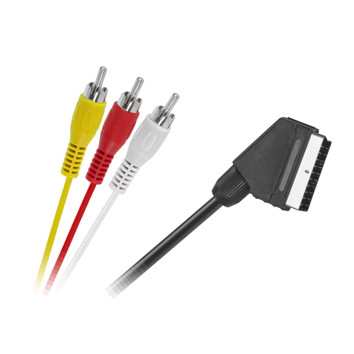 Kabel EURO - 3 x RCA 1,5m