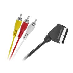 Kabel EURO - 3 x RCA 5m