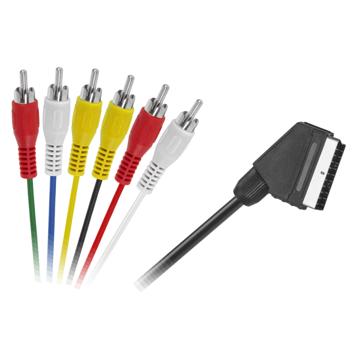 Kabel EURO - 6 x RCA 3,0m