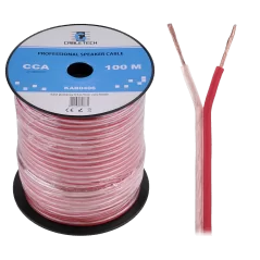 Kabel głośnikowy CCA 0.75mm Cabletech extra flexible