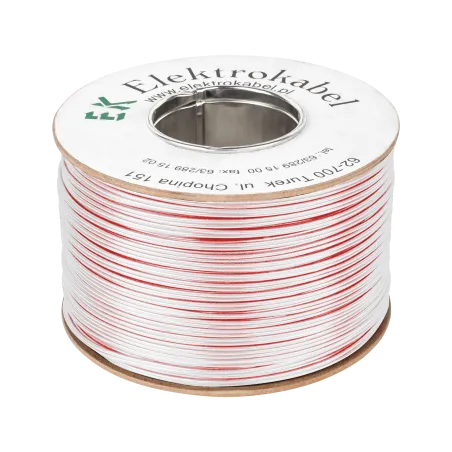 Kabel głośnikowy SMYp 2 x 0,35mm biały 200m