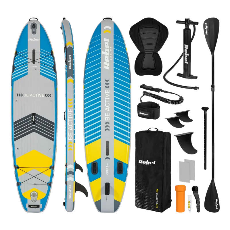 Deska SUP REBEL ACTIVE PRO RBA-4518 - niebieska