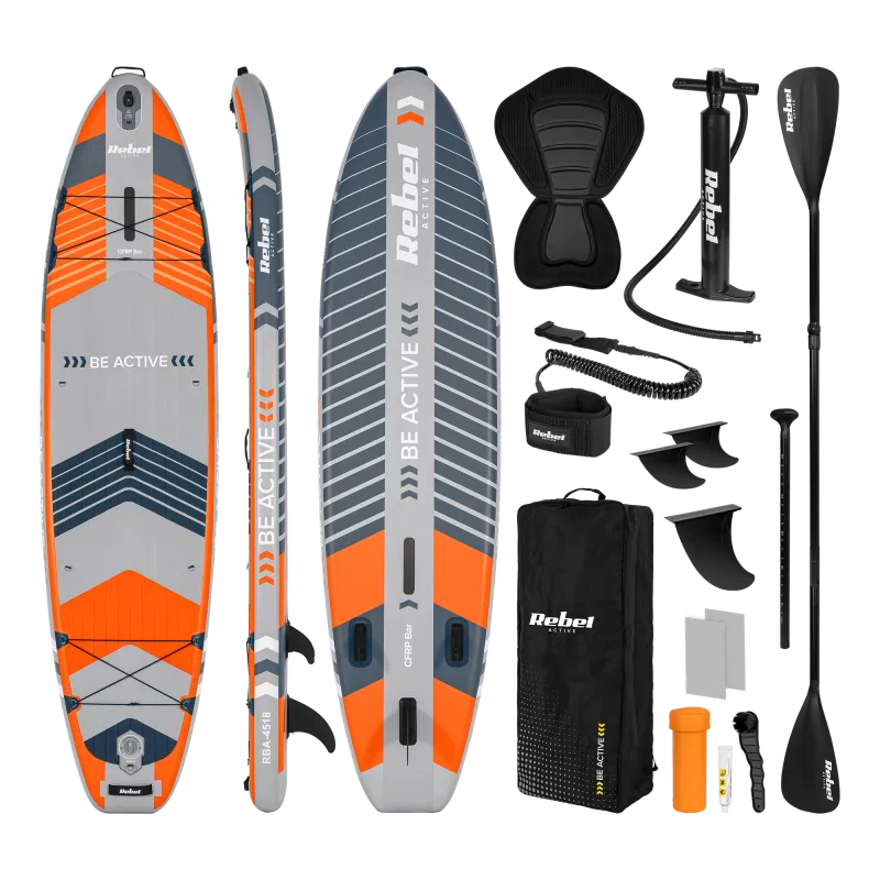 Deska SUP REBEL ACTIVE PRO RBA-4518 - pomarańczowa