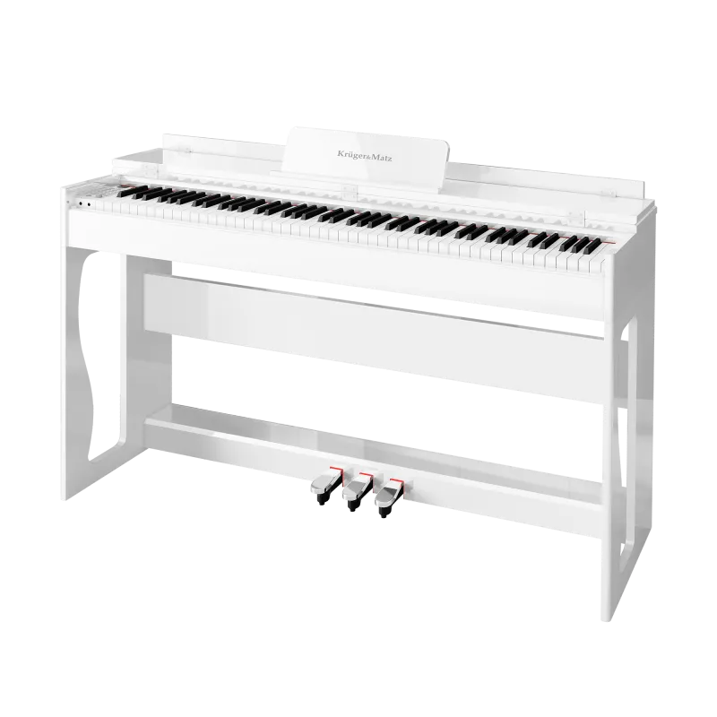 Pianino cyfrowe Kruger&Matz KMDP-135 , kolor biały połysk Pianino cyfrowe Kruger&Matz KMDP-135 , kolor biały połysk