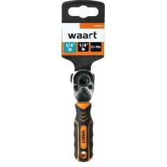 Grzechotka dwustronna 1/4 kwadrat, 1/4 hex waart B2B