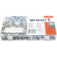 Zestaw nitonakrętek stalowych i aluminiowych M3-M10, 300 szt.