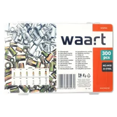 Zestaw nitonakrętek stalowych i aluminiowych M3-M10, 300 szt.