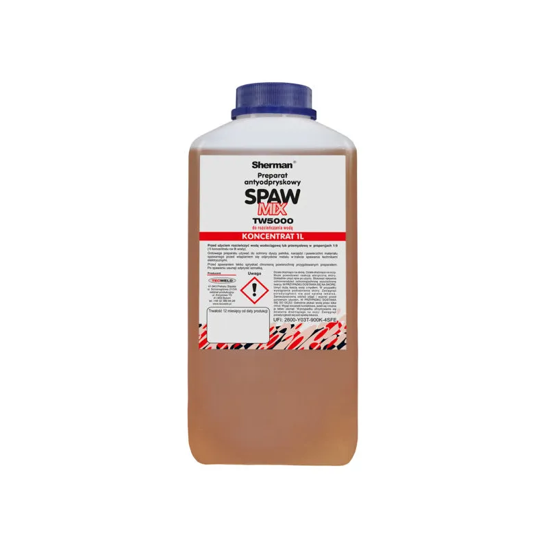 koncentrat preparat antyodpryskowy SPAWMIX TW-5000/1l