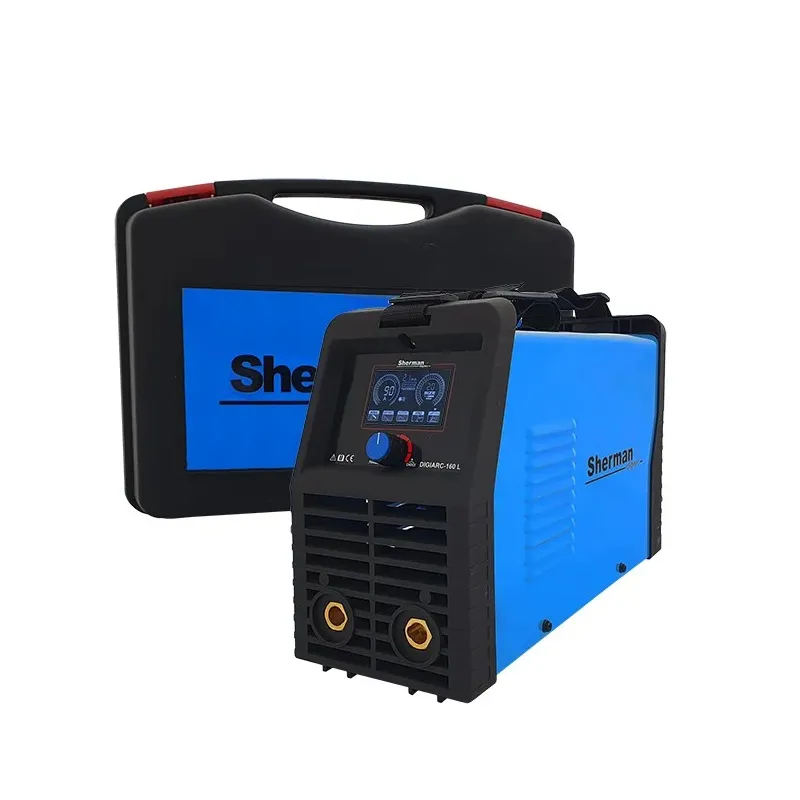 Spawarka Sherman DIGIARC 160 LCD z walizką gratis (230V, 160A/60%, IGBT, wyświetlacz LCD, ster. cyfr.)