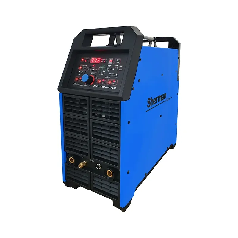 Spawarka Sherman DIGITIG pulse AC/DC 315GD (3x400V, 315A/50% IGBT, puls, 2T/4T, wyświetlacz, ster.cyfr. pamięć)