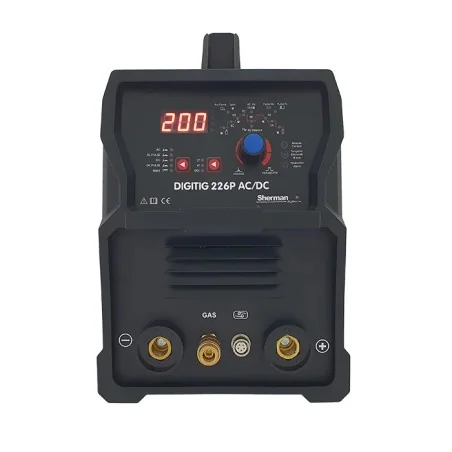 Spawarka Sherman DIGITIG 226P AC/DC (230V 200A/25% IGBT, puls, 2T/4T, wyświetlacz, ster. cyfr)