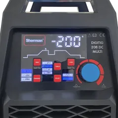Spawarka Sherman DIGITIG 208 DC MULTI (230V, 200A/60% IGBT, puls)