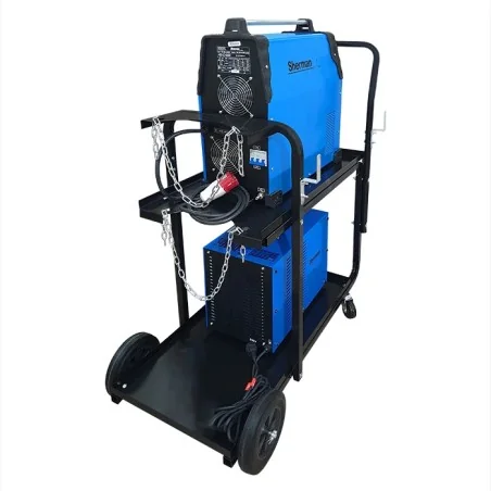 Spawarka Sherman zestaw: TIG 320 AC/DC pulse, chłodnica WRC300B, wózek TIG/MIG