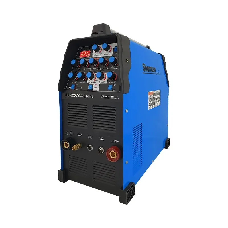 Spawarka Sherman TIG 320 AC/DC pulse (3x400V, 320A/40% IGBT, puls, 2T/4T, wyświetlacz)