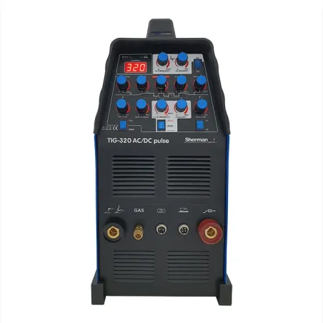Spawarka Sherman TIG 320 AC/DC pulse (3x400V, 320A/40% IGBT, puls, 2T/4T, wyświetlacz)