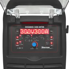 Spawarka Sherman DIGIMIG 300 MTM (3x400V, 300A/60%, IGBT 4R, 2T/4T, puls, synergia)