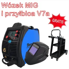 Spawarka Sherman DIGIMIG 220 LCD *przyłbica V6b i wózek MIG