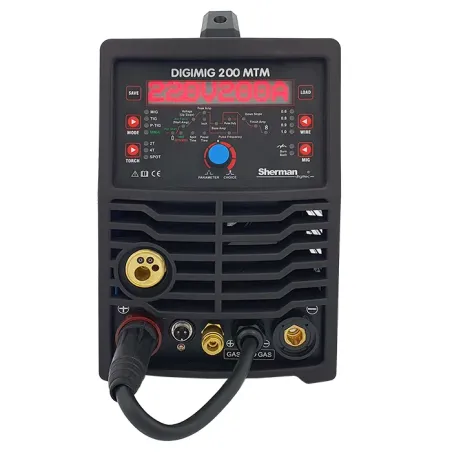 Spawarka Sherman DIGIMIG 200 MTM (230V, 200A/60%, IGBT 2R, 2T/4T, puls, synergia)