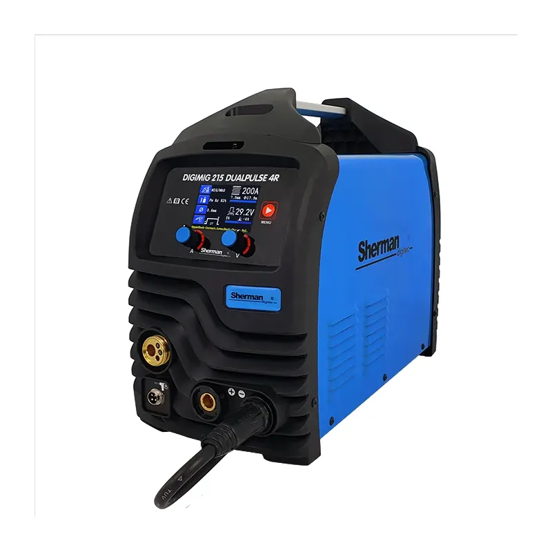 Spawarka Sherman DIGIMIG 215 DUALPULSE 4R (230V, 200A/60% IGBT 4R, puls, podwójny puls, 2T/4T, ster.cyfr. pamięć, synergia)