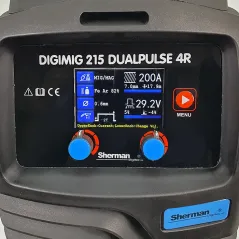 Spawarka Sherman DIGIMIG 215 DUALPULSE 4R (230V, 200A)
