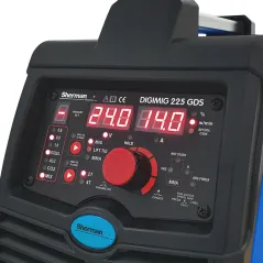 Spawarka Sherman 225GDS (230V, 220A/30% pamięć, synergia) *przyłbica V6b gratis* * 2 lata gwarancji dla firm i konsumentów *