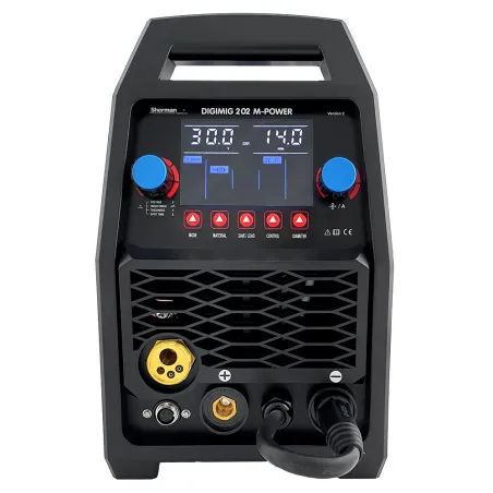 Spawarka Sherman DIGIMIG 202 M-POWER (230V 200A/60% IGBT, 2R, 2T/4T, ster cyfr., synergia)