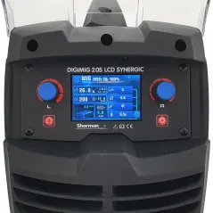 Spawarka Sherman DIGIMIG 205 LCD SYNERGIC (230V, 200A/30% IGBT)