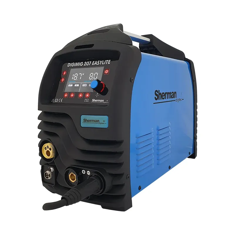 Spawarka Sherman DIGIMIG 207 EASYLITE (230V, 200A/60% IGBT 2R, 2T/4T, ster.cyfr., synergia , wyświetlacz LED)