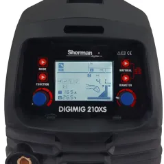 Spawarka Sherman DIGIMIG 210XS (230V 200A/35% IGBT, 2R, 2T/4T, ster cyfr., synergia)