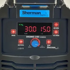 Spawarka Sherman DIGIMIG 200 Synergic (230V 200A/45% IGBT, 2R, 2T/4T, ster cyfr., synergia)