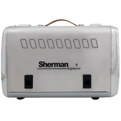 Spawarka Sherman DIGIMIG 200 CHROME (230V 200A/60% IGBT, 2R, puls, 2T/4T, ster cyfr., synergia)