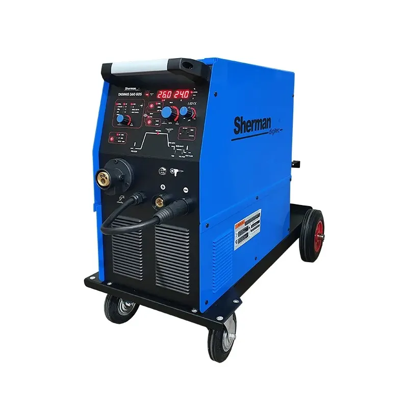 Spawarka Sherman DIGIMIG 360GDS (3x400v, 360A/60% IGBT, 4R, 2T/4T, ster.cyfr., synergia, uchwyt MIG 4m)