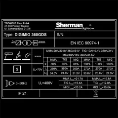 Spawarka Sherman DIGIMIG 360GDS