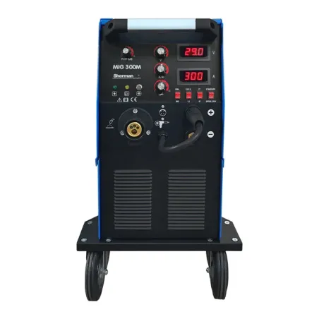 Spawarka Sherman MIG 300M/4R (3x400V 300A/60% IGBT, 4R, wyświetlacz, uchwyt MIG 4m)